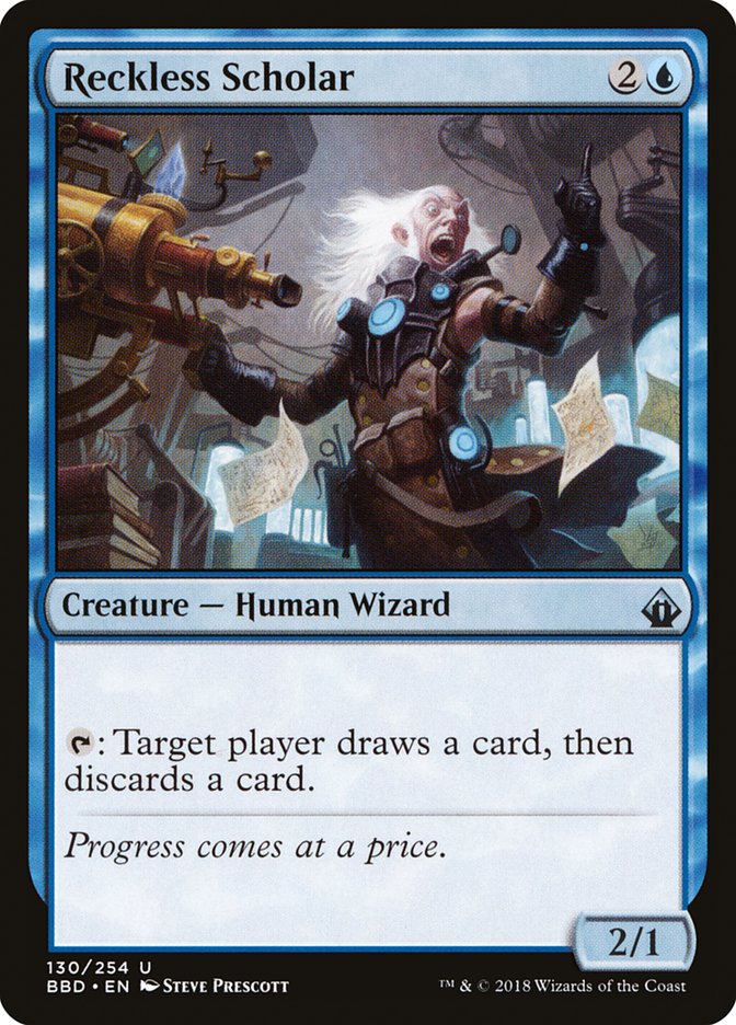 Reckless Scholar [Battlebond] Magic: The Gathering