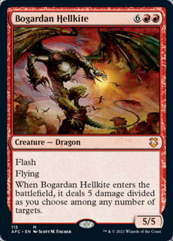 Bogardan Hellkite [Dungeons & Dragons: Adventures in the Forgotten Realms Commander] Magic: The Gathering