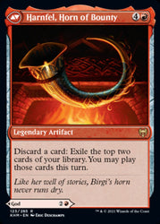 Birgi, God of Storytelling // Harnfel, Horn of Bounty [Kaldheim] Magic: The Gathering