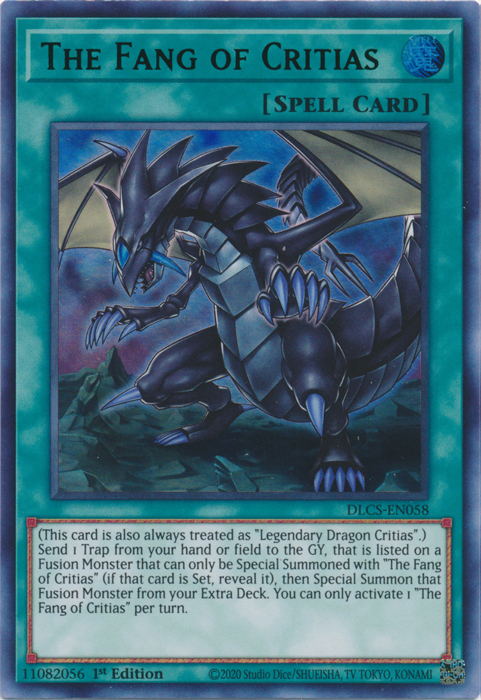 The Fang of Critias (Green) [DLCS-EN058] Ultra Rare Yu-Gi-Oh!