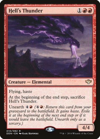 Hell's Thunder [Duel Decks: Speed vs. Cunning] Magic: The Gathering
