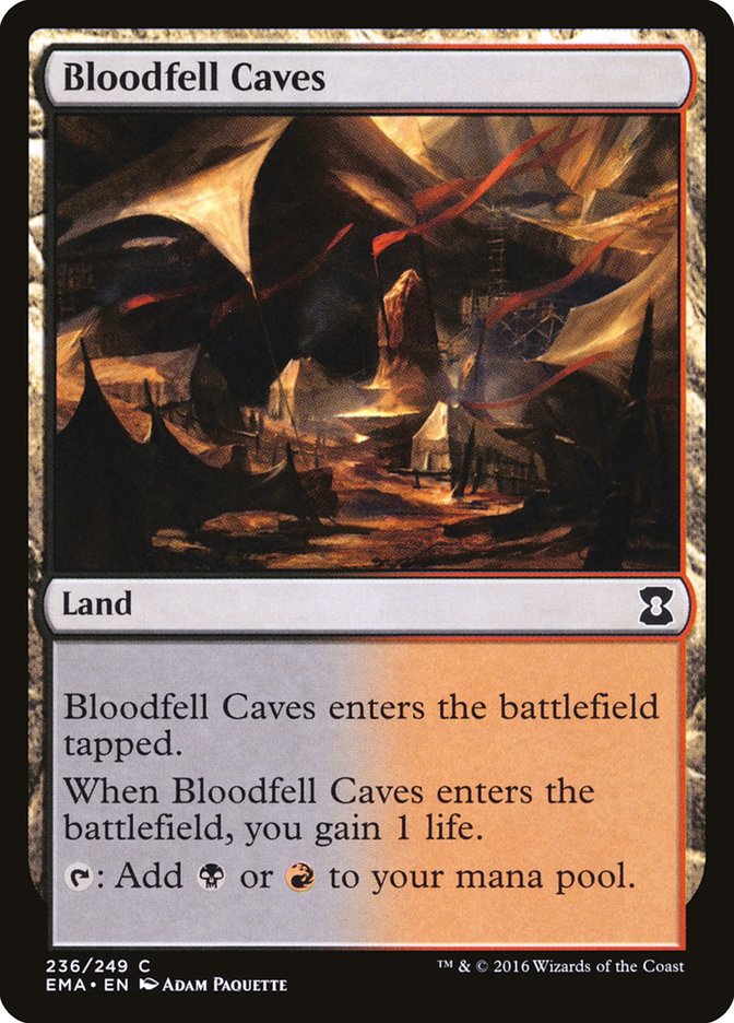 Bloodfell Caves [Eternal Masters] Magic: The Gathering