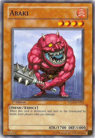 Abaki [YSDS-EN020] Common Yu-Gi-Oh!