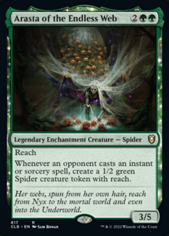 Arasta of the Endless Web [Commander Legends: Battle for Baldur's Gate] Magic: The Gathering