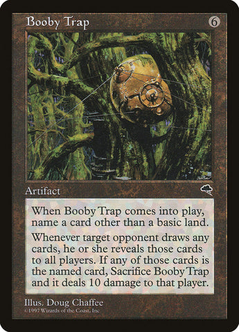 Booby Trap [Tempest] Magic: The Gathering