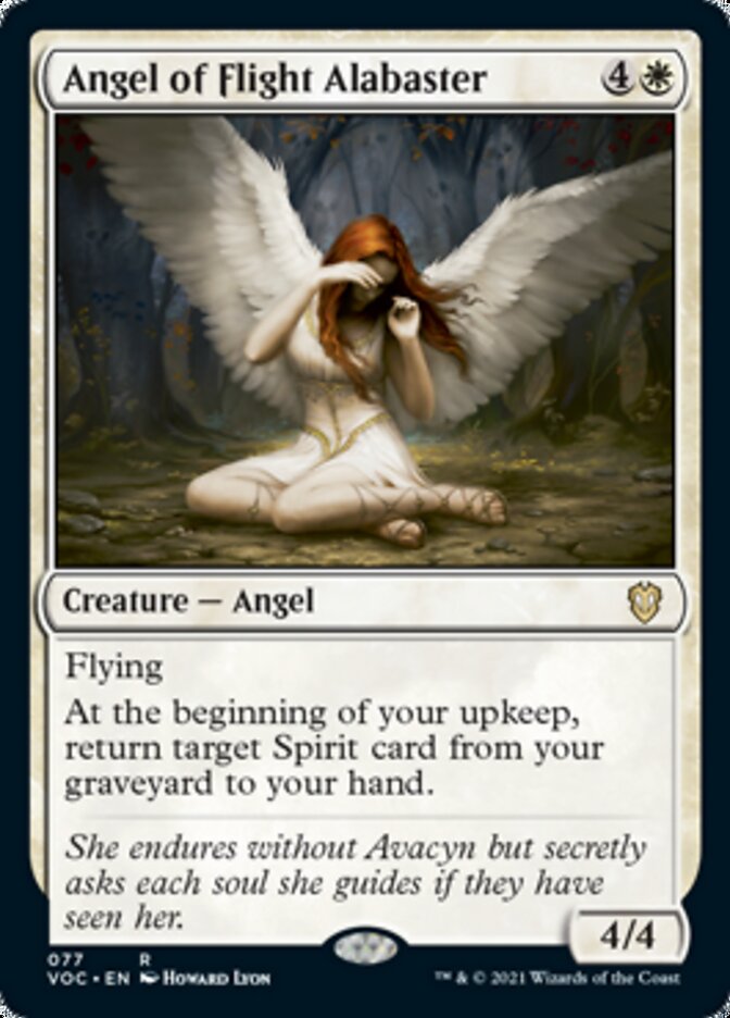 Angel of Flight Alabaster [Innistrad: Crimson Vow Commander] Magic: The Gathering