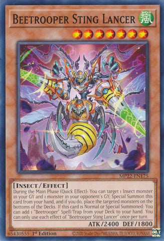 Beetrooper Sting Lancer [MP22-EN175] Common Yu-Gi-Oh!