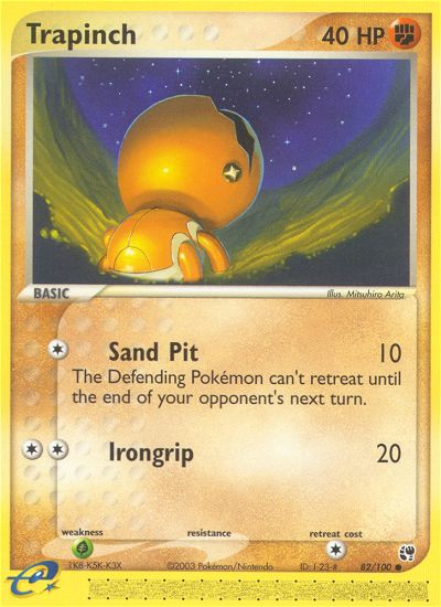 Trapinch (82/100) [EX: Sandstorm] Pokémon