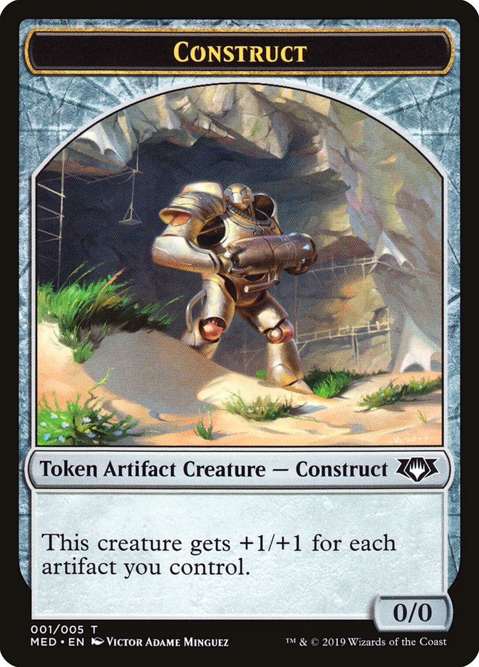 Construct Token (001/005) [Mythic Edition Tokens] Magic: The Gathering