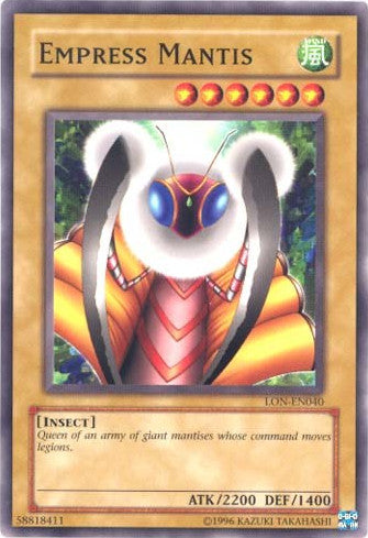 Empress Mantis [LON-EN040] Common Yu-Gi-Oh!