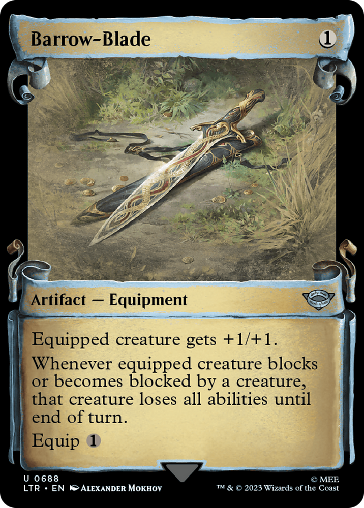 Barrow-Blade [The Lord of the Rings: Tales of Middle-Earth Showcase Scrolls] Magic: The Gathering