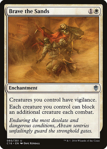 Brave the Sands [Commander 2016] Magic: The Gathering