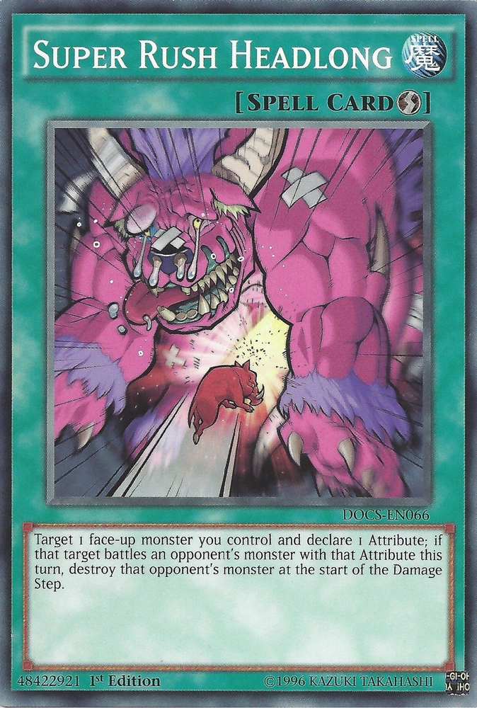 Super Rush Headlong [DOCS-EN066] Short Print Yu-Gi-Oh!