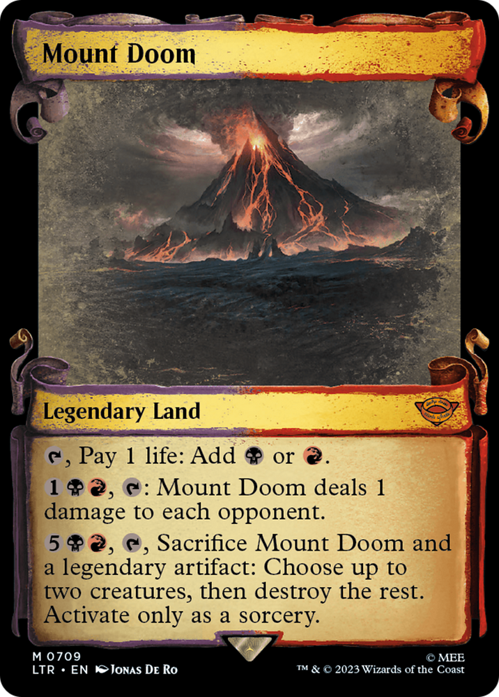 Mount Doom [The Lord of the Rings: Tales of Middle-Earth Showcase Scrolls] Magic: The Gathering