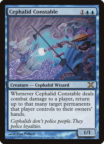 Cephalid Constable [Tenth Edition] Magic: The Gathering