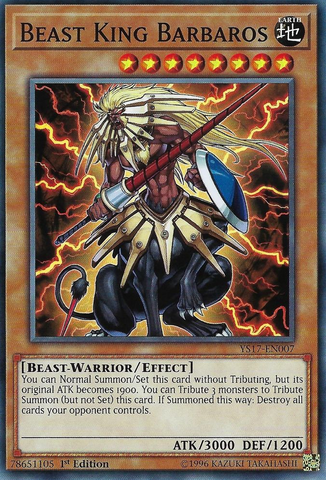 Beast King Barbaros [YS17-EN007] Common Yu-Gi-Oh!