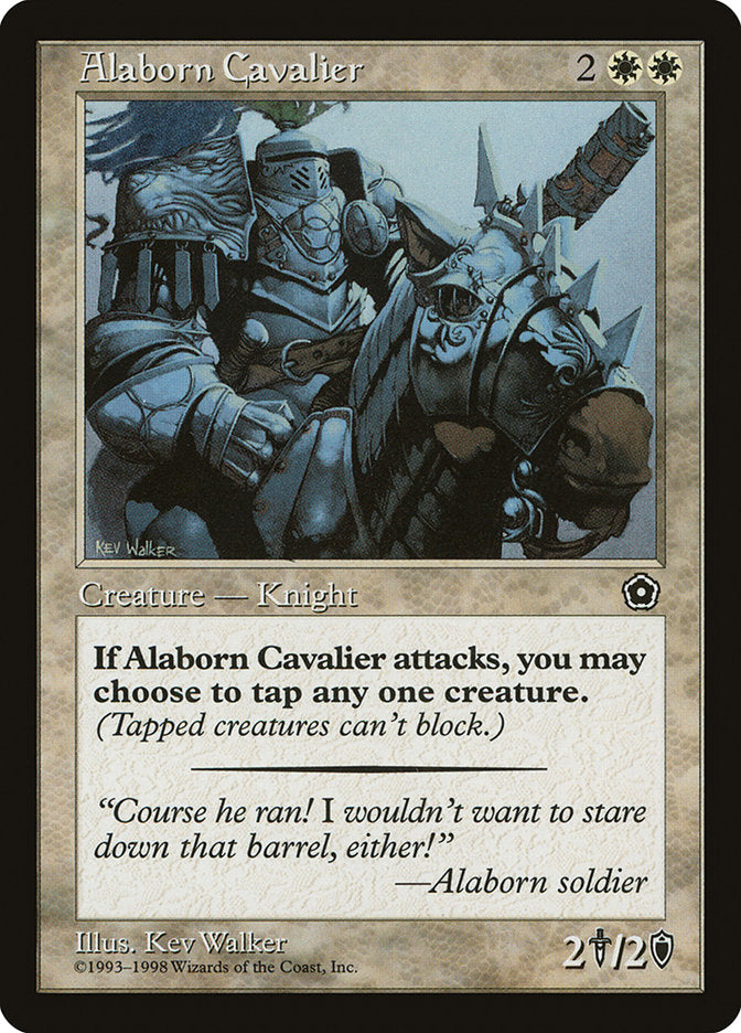 Alaborn Cavalier [Portal Second Age] Magic: The Gathering