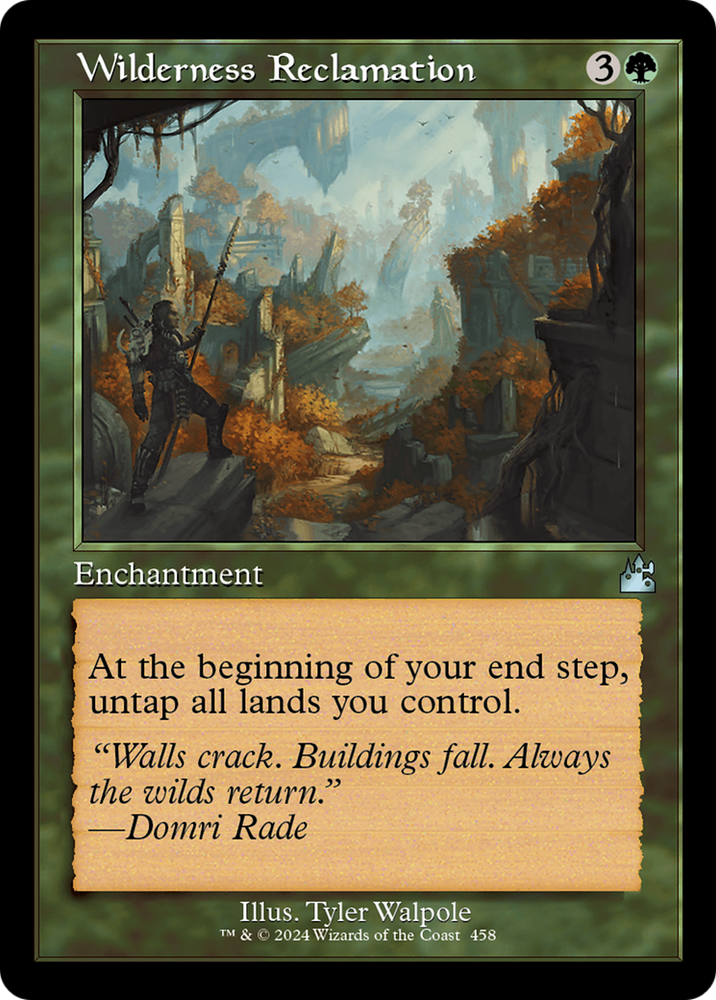 Wilderness Reclamation [Ravnica Remastered] Magic: The Gathering