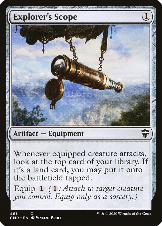 Explorer's Scope [Commander Legends] Magic: The Gathering