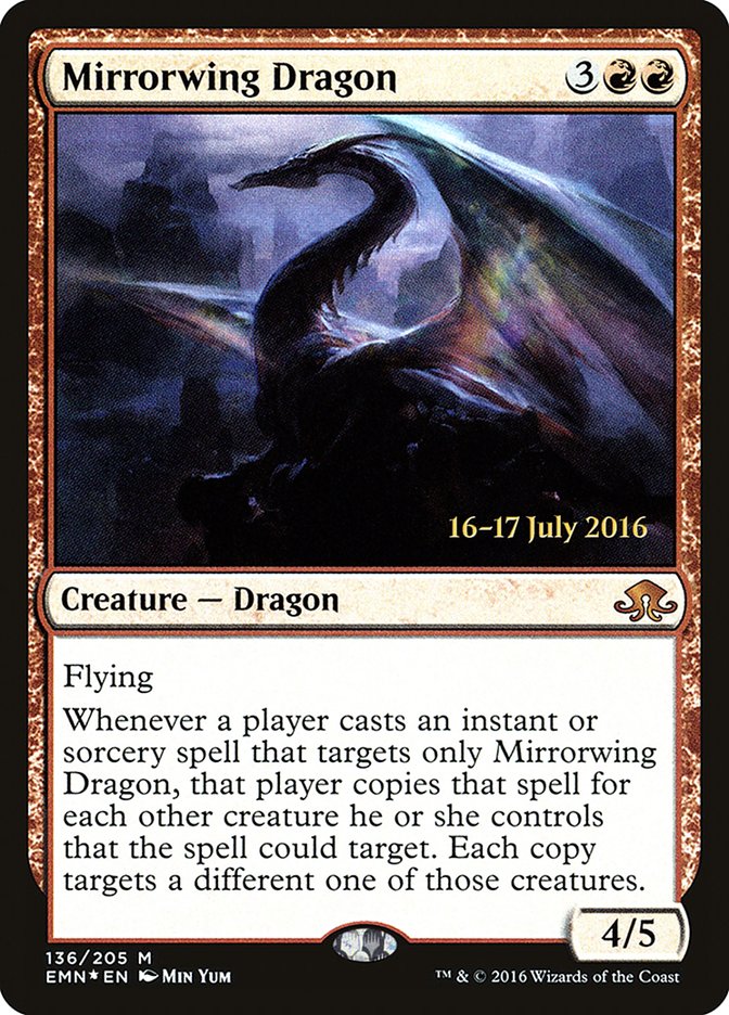 Mirrorwing Dragon [Eldritch Moon Prerelease Promos] Magic: The Gathering