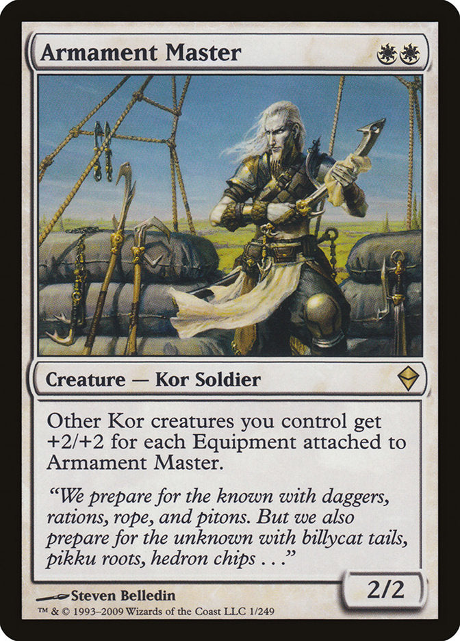 Armament Master [Zendikar] Magic: The Gathering
