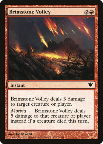 Brimstone Volley [Innistrad] Magic: The Gathering