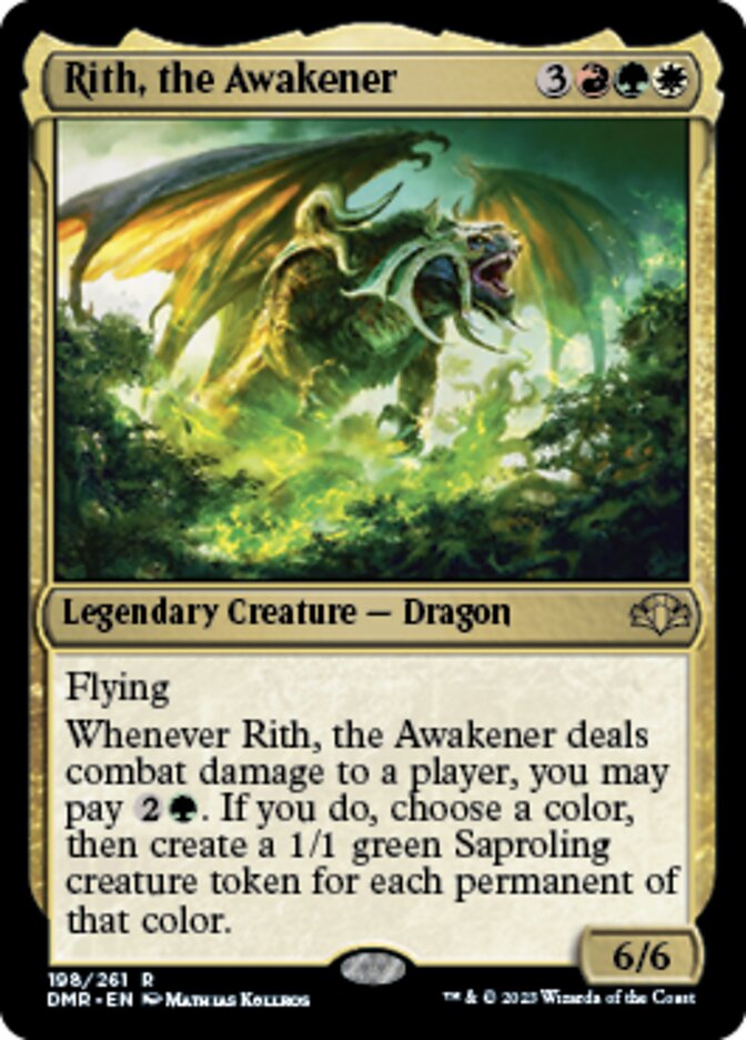Rith, the Awakener [Dominaria Remastered] Magic: The Gathering