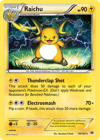 Raichu (49/162) [XY: BREAKthrough] Pokémon