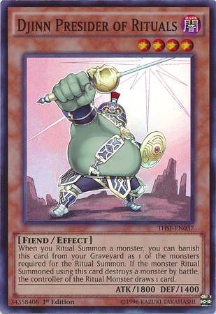Djinn Presider of Rituals [THSF-EN037] Super Rare Yu-Gi-Oh!