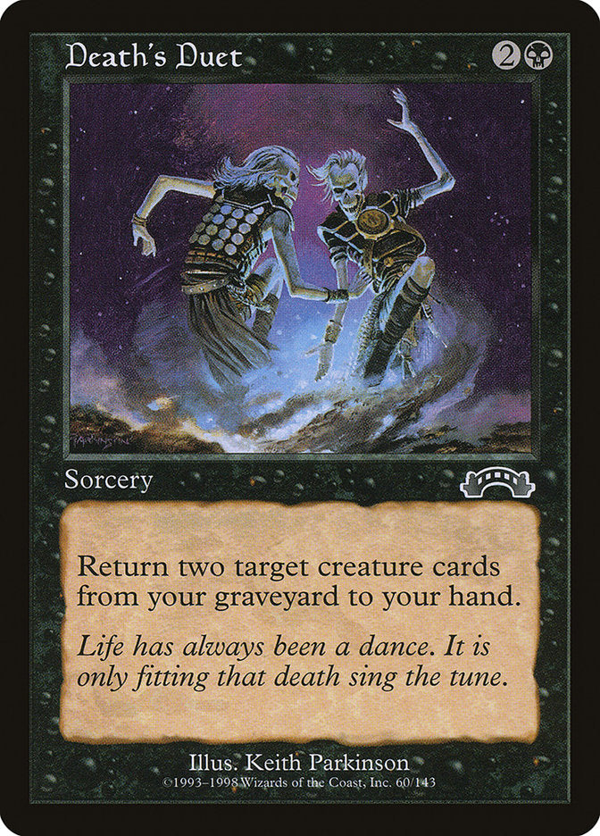 Death's Duet [Exodus] Magic: The Gathering