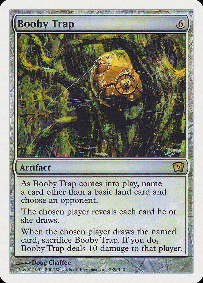 Booby Trap [Ninth Edition] Magic: The Gathering