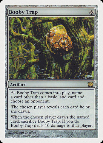 Booby Trap [Ninth Edition] Magic: The Gathering