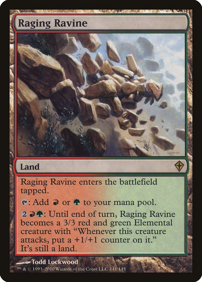 Raging Ravine [Worldwake] Magic: The Gathering