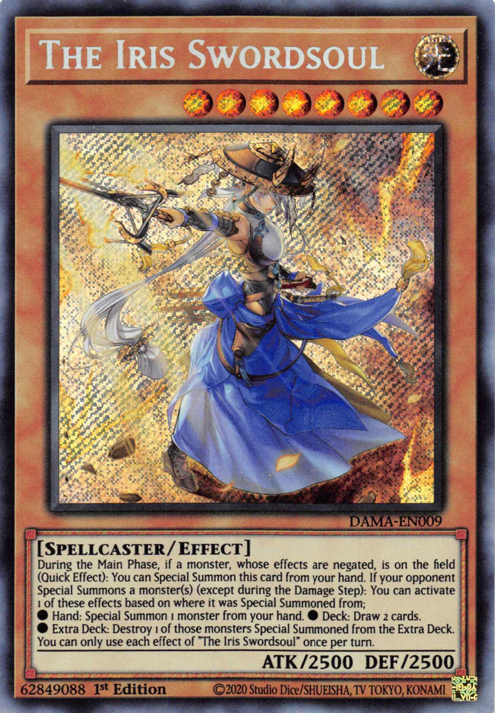 The Iris Swordsoul [DAMA-EN009] Secret Rare Yu-Gi-Oh!