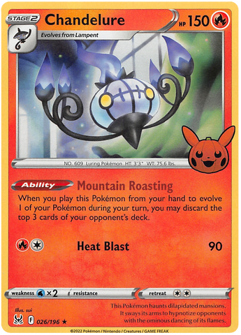 Chandelure (026/196) [Trick or Trade 2023] Pokémon