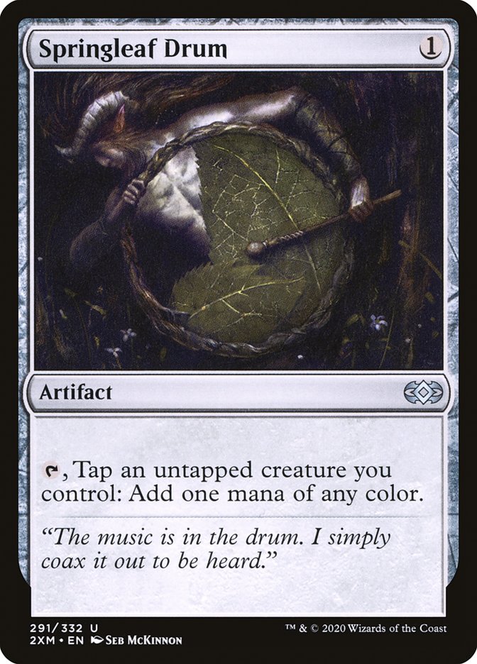 Springleaf Drum [Double Masters] Magic: The Gathering