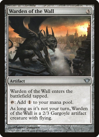 Warden of the Wall [Dark Ascension] Magic: The Gathering