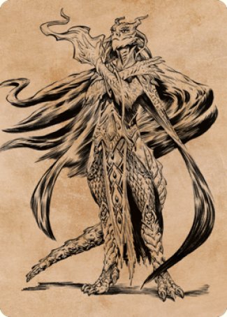 Lozhan, Dragons' Legacy Art Card [Commander Legends: Battle for Baldur's Gate Art Series] Magic: The Gathering