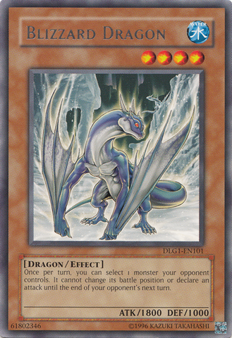 Blizzard Dragon [DLG1-EN101] Rare Yu-Gi-Oh!
