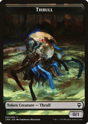 Elf Warrior // Thrull Double-Sided Token [Commander Legends Tokens] Magic: The Gathering