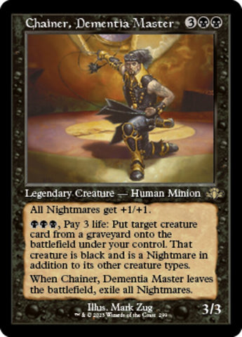 Chainer, Dementia Master (Retro) [Dominaria Remastered] Magic: The Gathering