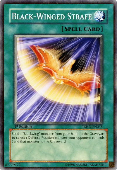 Black-Winged Strafe [TSHD-EN045] Common Yu-Gi-Oh!