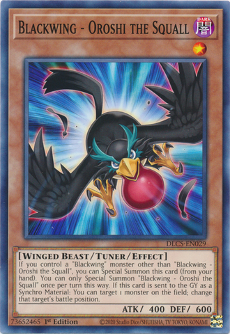 Blackwing - Oroshi the Squall [DLCS-EN029] Common Yu-Gi-Oh!