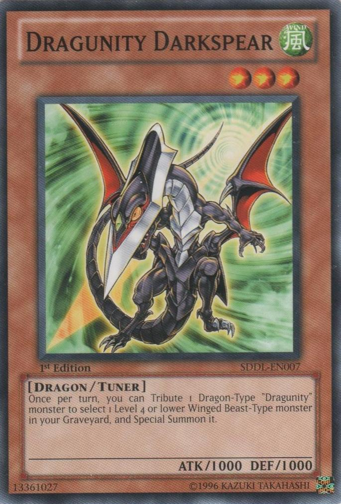 Dragunity Darkspear [SDDL-EN007] Common Yu-Gi-Oh!