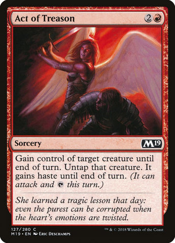 Act of Treason [Core Set 2019] Magic: The Gathering