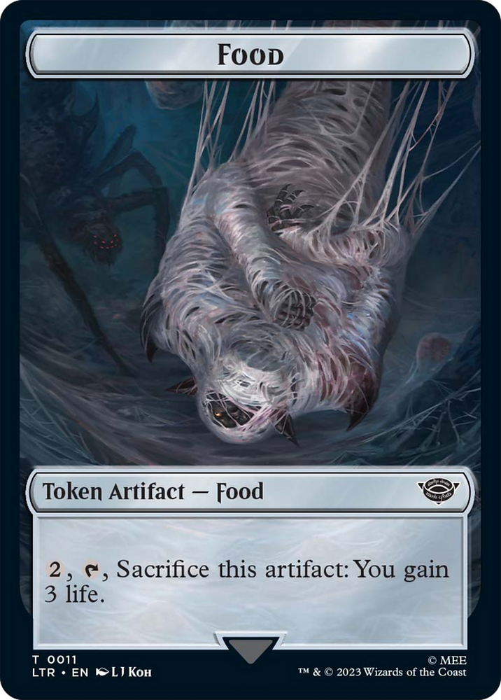 Ballistic Boulder // Food Token (11) Double-Sided Token [The Lord of the Rings: Tales of Middle-Earth Tokens] Magic: The Gathering