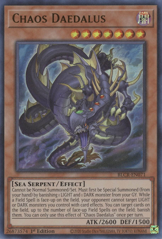 Chaos Daedalus [BLCR-EN071] Ultra Rare Yu-Gi-Oh!