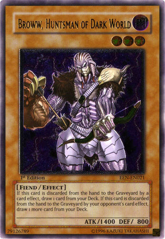 Broww, Huntsman of Dark World [EEN-EN021] Ultimate Rare Yu-Gi-Oh!