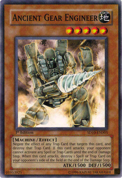 Ancient Gear Engineer [SD10-EN003] Common Yu-Gi-Oh!