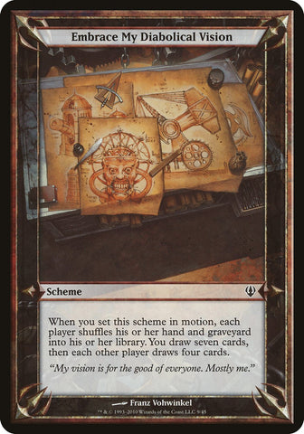 Embrace My Diabolical Vision (Schemes) [Archenemy Schemes] Magic: The Gathering